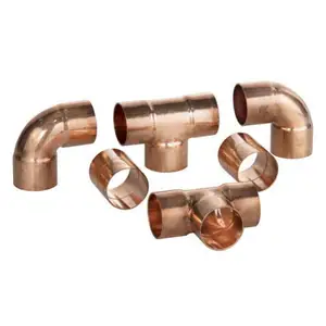 3 Way Brass Copper Plumbing Pipe Fittings with 3/8 Inch Brass Male Tee 3/8 Inch Air Condition Universal Power Split Parts