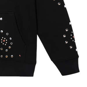 Nueva Sudadera con Capucha para Hombre, Diseño Personalizado con Pedrería, Suave, Duradera, Transpirable, de Secado Rápido, 100% Algodón - Product Image 5