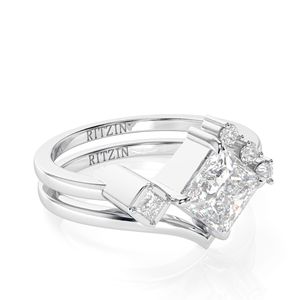 ชุดเดรส2.00CT สำหรับผู้หญิงชุดเจ้าหญิงตัดเพชร - Product Image 6