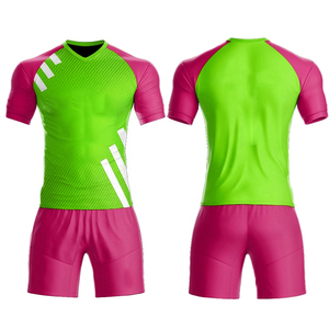 Tenues de football personnalisées durables avec nom d'équipe, manches courtes, automne, 100% polyester, séchage rapide, respirant, ensemble de survêtement d'entraînement avant - Product Image 3
