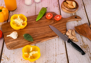 Planche de boucher plate extrêmement durable à la main viande poisson coupe planche à découper fruits et légumes bloc de coupe - Product Image 2