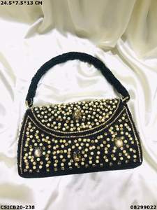 Handmade Designer Luxury Ethnic Clutch Bag <b>Box</b> Pattern Evening or <b>Bridal</b> Use - Product Image 4