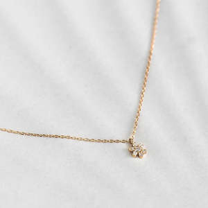Pendentif et breloque en argent 925 avec moissanite taille brillant rond, forme de fleur fantaisie - Product Image 2