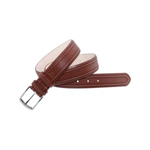 Mens Genuine Real Leather Belts Pant casual Smooth Girdle Waistband Waist Band Belts Strap