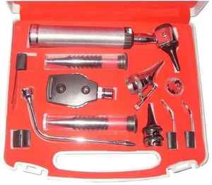 Conjunto de diagnóstico ENT con todas las funciones, 2,5 V, alimentado por electricidad, fabricante de instrumentos quirúrgicos duraderos de alta calidad, exportador - Product Image 4