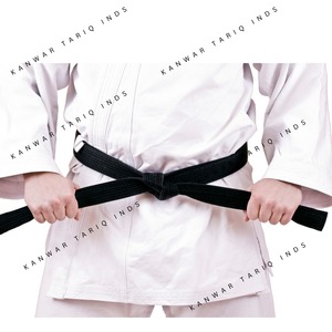 Cinturón de Cintura de Karate de moda de negocios para hombres de alta calidad, ropa de artes marciales de bronceado vegetal de lujo personalizada para niños - Product Image 1