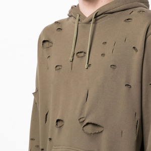 บริการ OEM เสื้อฮู้ดดี้พิมพ์ลายแบบกำหนดเอง ล้างสีแบบแอซิดวอช ขอบดิบ สไตล์ฮิปฮอป ผ้าฝ้าย 100% ทรงปกติ แห้งเร็วและระบายอากาศได้ดี - Product Image 4