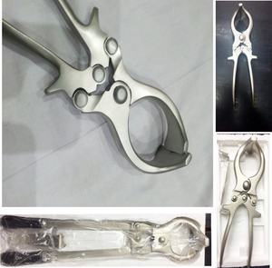 Fórceps de castración profesional Burdizzo con mango de madera Dispositivo para castración Burdizzo para castración sin sangre de toros - Product Image 2