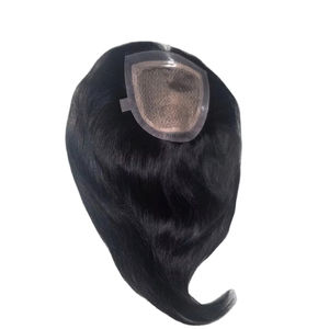 Miraje Topper capillaire pour femme en cheveux Remy indiens, base en soie, ondulations naturelles et profondes, haute densité BD - Product Image 6