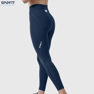 Leggings de yoga pour femmes les plus vendus, nouveau style 2025, prix bas, couleur unie, taille sans couture, séchage rapide, été, service OEM - Product Image 5