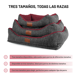 Ensemble de lit pour chien lavable en machine Tissu de canapé en lin épais avec fonction antidérapante et respirante disponible pour les animaux de compagnie - Product Image 2