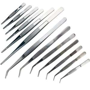 Pinzas Dentales Quirúrgicas de Acero Inoxidable, Fórceps Médicos Manuales con Recubrimiento Negro, Juego de Instrumentos - Product Image 3