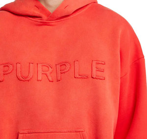 Street สวมเสื้อสวมหัวผู้ชาย Hoodie ธรรมดาสีทึบผู้ชาย Hoodie คุณภาพดีที่สุดผู้ชายกรดล้าง Hoodies - Product Image 5