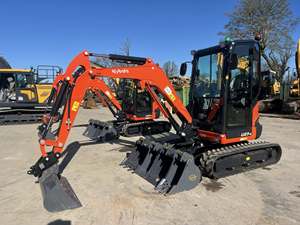 Nouvelles mini-excavatrices Kubota U27-4 de 2 tonnes et 2,6 tonnes avec pince hydraulique et accessoires marteau hydraulique à vendre - Product Image 6
