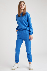 Conjunto de Jersey y jogging a medida, trajes de lana gruesa con capucha, trajes de Jogger, chándal liso para mujer con logotipo personalizado - Product Image 4