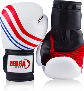 Gants de boxe super en dentelle de haute qualité 12oz 16oz pour enfants Logo personnalisé Matériau en cuir Type de boxe Kick Tailles comprenant 14oz - Product Image 4