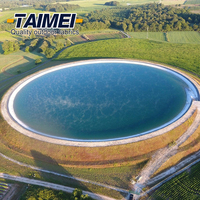 Géomembrane EPDM 1,2 mm, 1,5 mm, barrière d'eau pour poissons koï, résistante à l'eau, revêtement en caoutchouc imperméable pour piscine, étang, décharge, ferme piscicole