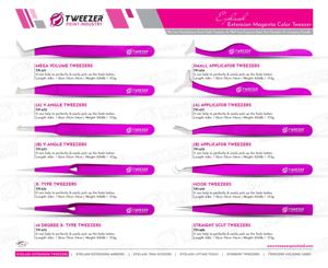 Pince à cils robuste de haute précision de qualité professionnelle meilleure prise en main et contrôle pour le placement des extensions de cils - Product Image 6