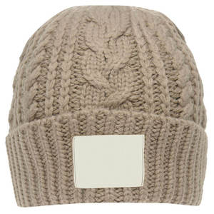 Gorro de Punto Jacquard de Invierno con Logo Personalizado, Moderno y Elegante, con Puño, Gorro de Punto con Diseño de Calavera - Product Image 1