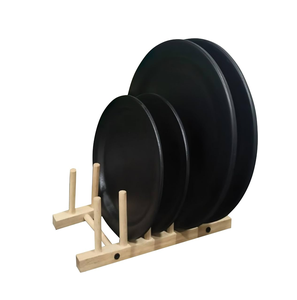 Support de plaque en bois meilleur produit de qualité support de séchage de vaisselle personnalisé vente chaude support de plaque de bois - Product Image 4
