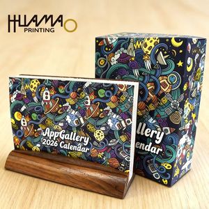 Caja de Regalo de Cartón Rígido Personalizable Estilo Punk de Huamao, Impresión a 4 Colores con Logotipo Personalizado para Libros, Calendarios y Diversos Regalos - Product Image 3