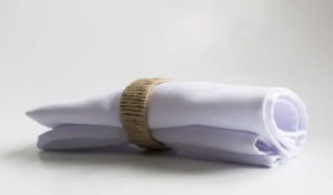 แหวนผ้าเช็ดปากปอกระเจา-1ตัวอย่างที่ใส่ผ้าเช็ดปากผ้าลินิน, แหวนผ้าเช็ดปากแบบเรียบง่าย, แหวนรัดผ้าเช็ดปากแบบเกลียว, แหวนผ้าเช็ดปากทำมือ - Product Image 3