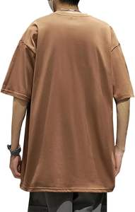 "T-shirt graphique surdimensionné pour homme Streetwear de luxe personnalisé en coton lourd d'été" - Product Image 5