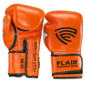 Guantes de boxeo de cuero PU con logotipo personalizado Guantes transpirables de talla grande de buena calidad con empuñaduras para competición - Product Image 1