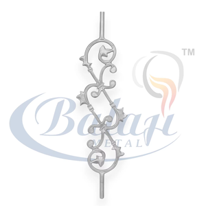 Barandilla Moderna de Hierro Fundido Gris CI, Superpulida con Granallado, para Balcón y Escalera, Ornamental, Sin Marco, Resistente al Óxido, OEM a Granel - Product Image 1