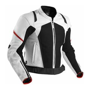 Chaquetas de cuero PU unisex de buena calidad, venta al por mayor, diseño de moda, moto de carreras, motocicleta, cremallera informal, transpirable de talla grande - Product Image 6