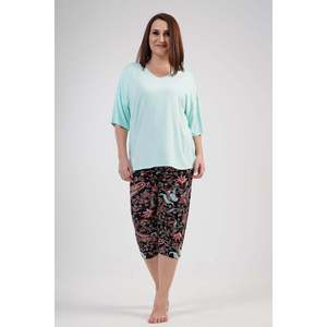 เวียเนตตา LYC WORTEKS XXL V YAKA DUSUK OMUZLU KISA KOL KAPRI TAKIM-MINT - Product Image 1
