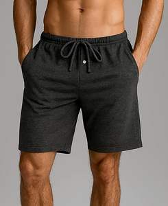 Shorts de sport en molleton de coton 100% poids lourd OEM, respirant, pour hommes, pour la course à pied et l'entraînement - Product Image 4