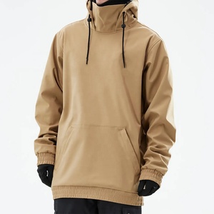 Sweat à capuche de ski et de snowboard personnalisé pour homme, coupe-vent, imperméable, brodé, écologique, classique, OEM personnalisé - Product Image 1