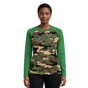 Gorro de Punto Camo 08 Legacy, Hermandad Griega, Color Rosa y Verde, para Mujer, Invierno, Ropa de Hermandad Universitaria - Product Image 1