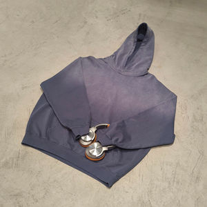 Sweat-shirts unisexes surdimensionnés en molleton 100 % coton délavé à l'acide, impression numérique, logo personnalisé, collection hiver 2026 de haute qualité - Product Image 4