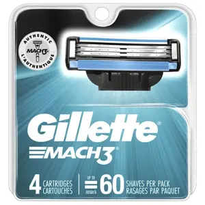 Gillette Mach3 ตลับเติม 4 ชิ้น