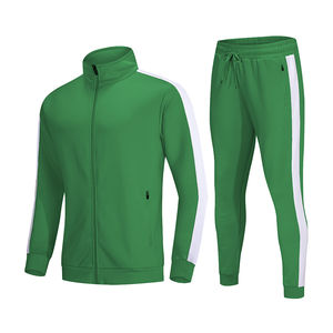 Trajes de Jogger personalizados de alta calidad para hombre 2024, buen diseño, temporada de invierno, ropa deportiva de talla grande, servicio OEM, chándales de jogging en blanco - Product Image 2