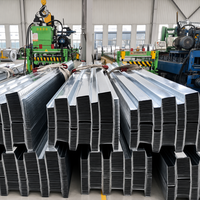 Tôle de plancher ouvert en acier galvanisé YX51 305 915 à haute capacité de charge pour la construction de bâtiments en béton