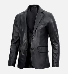 Manteau en cuir, best-seller, manteau en duvet respirant à triple boutonnage, sur mesure pour homme, haute qualité, prix de gros, vente en ligne - Product Image 3