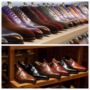 Chaussures Oxford Captoe en cuir naturel véritable Bout rond Confortable pour les utilisations quotidiennes Réunions de bureau Chaussures Oxford d'affaires disponibles - Product Image 3