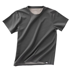 T-shirt pour hommes en fil teint à manches courtes col rond, tissu décontracté en coton, logo personnalisé, fournisseur de gros de streetwear d'été - Product Image 1