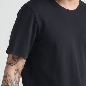 Logo personnalisé 100% coton T-Shirt pour hommes Designer Uni blanc grande taille Vêtements pour hommes T-Shirt personnalisé en coton - Product Image 6