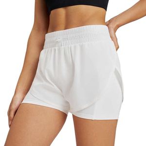 Short de fitness GYM d'été décontracté pour femmes taille haute anti-décapage Lulu Yoga Shorts fermeture à la taille élastique motif de short chaud - Product Image 3