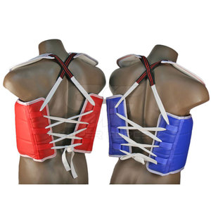 อุปกรณ์ป้องกันหน้าอกสำหรับชกมวยทำจากหนัง PU มีการเย็บที่แข็งแรงและสวมใส่สบาย - Product Image 4