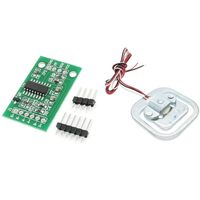 Modul Elektronik HX711 dengan Sensor Load Cell 50Kg Timbangan 2-Cell 2.6-5.5V Suhu Operasi -20C hingga +85C