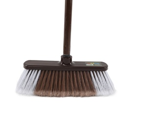 High Quality Luxury Household <b>Broom</b> Stick Customisable Soft Plastic Metal <b>Handle</b> Bristle Cleaning Head Factory Wholesale - Product Image 2