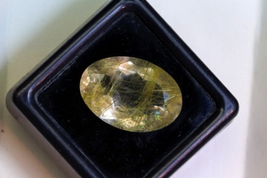 พลอยอัญมณีสีทองแสนมหัศจรรย์รูปไข่ทรงหลวมหินเจียระไนเหลี่ยมเพชรพลอยสีทองขนาดใหญ่ที่ดีที่สุดสำหรับการทำเครื่องประดับ - Product Image 6