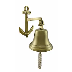 Vintage Look Antique High selling top quality premium Nautical For Wall Hanging school office Home Decor Ringing Hanging Bell
