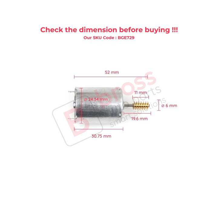 BGE729 Heater Vent Flap Control Actuator DC Motor for A3 8V Q2 Q3 Leon MK3 Ateca Tarraco Octavia Superb MK3 Golf MK7 Passat B8
