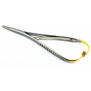 Pince à base manuelle en acier inoxydable de haute qualité Porte-aiguille Hegar Instruments chirurgicaux - Product Image 1